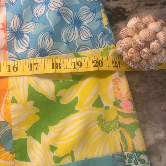 Lilly Pulitzer Floral Patchwork Skirt VINTAGE - Picture 15 of 15